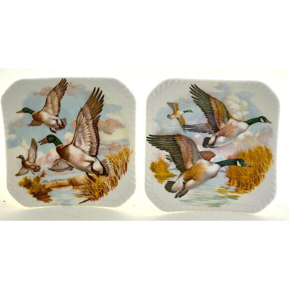 TEA BAG DISH/TRIVIT DISH-ROYAL ADDERLEY-Shelf Decor-Duck-Geese - Picture 8 of 10